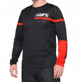100% R-Core Jersey Black / Red S