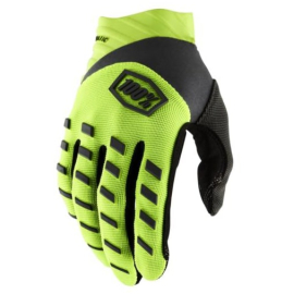 100% Airmatic Gloves Fluo Yellow / Black L