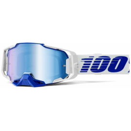 100% Armega Goggle Blue / Mirror Blue Lens