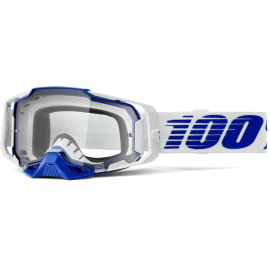 100% Armega Goggles Blue / Clear Lens