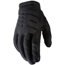 100% Brisker Cold Weather Glove Black / Grey L