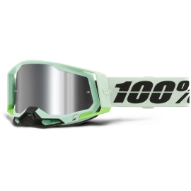 100% Racecraft 2 Goggle Palomar / Mirror Silver Flash Lens