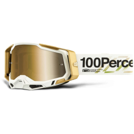 100% Racecraft 2 Goggle Succession / Mirror Ture Gold Lens