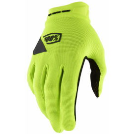 100% Ridecamp Gel Gloves Fluo Yellow S