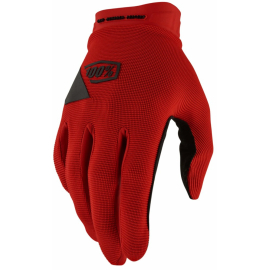 100% Ridecamp Gel Gloves Red S