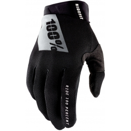 100% Ridefit Gloves Black S
