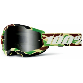 100% Strata 2 Sand Goggle War Camo / Smoke Lens