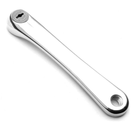 Left Hand Crank Arm 170mm Polished Silver