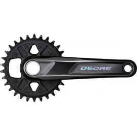 FC-M6100 Deore chainset  12-speed  52 mm chainline  30T  165 mm