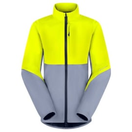Stellar Ultra Reflective Women\'s Waterproof Jacket  silver/hi-viz yellow-size 16