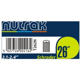 26 x 1 - 1.25 inch Schrader inner tube
