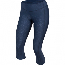 Women's Escape Sugar Cycling 3/4 Tight, Navy Phyllite Texture, Size S