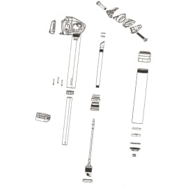Spare  SeatPost Spare Parts ReverbReverb Stealth IFP Tube Includes New UpgradedIFP