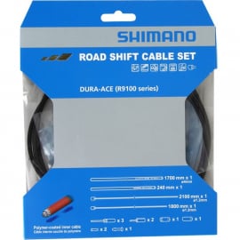 RS900 Road gear cable set, Polymer coated inners