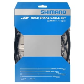 Road brake cable set with SIL-TEC coated inner wire