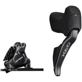 ST-RX825 GRX Di2 12-speed STI bled with BR-RX820 calliper, right front