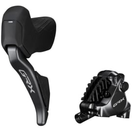 ST-RX825 GRX Di2 2-speed STI bled with BR-RX820 calliper, left rear